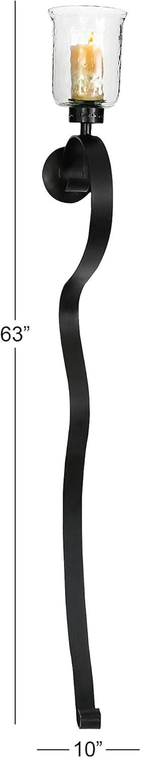 Metal Glass Wall Hurricane N53099