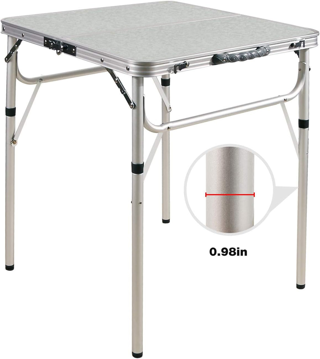 24''x16'' Aluminum Ultralight Height Adjustable Folding Camping Table R680