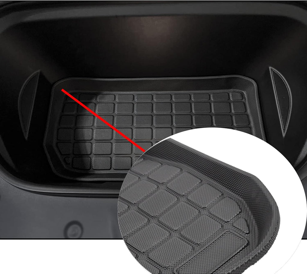 All Weather Waterproof Front Trunk Mat and Rear Cargo Mat D694