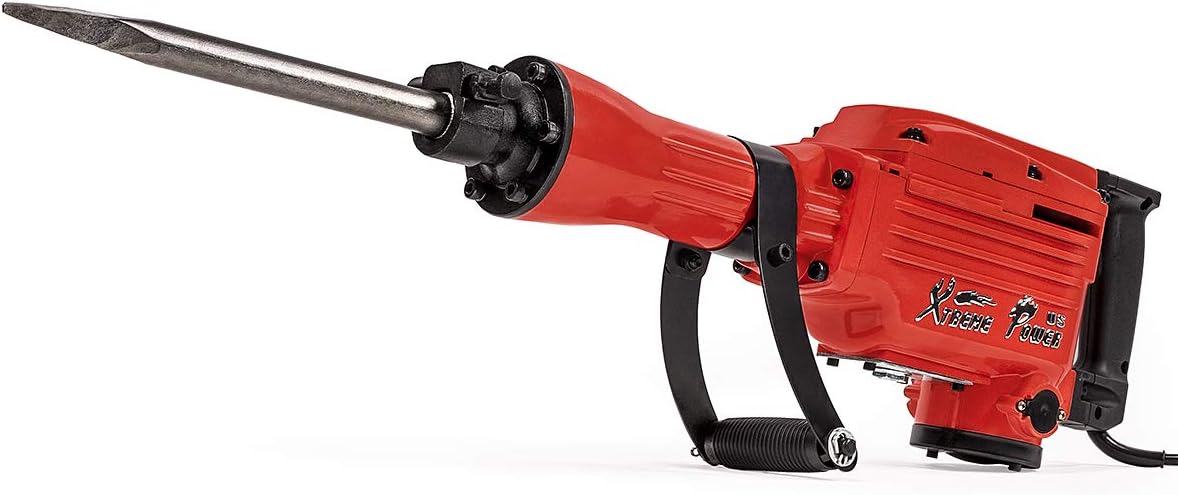 2200-Watt Electric Demolition Jack Hammer Concrete Breaker with Carrying Case T964