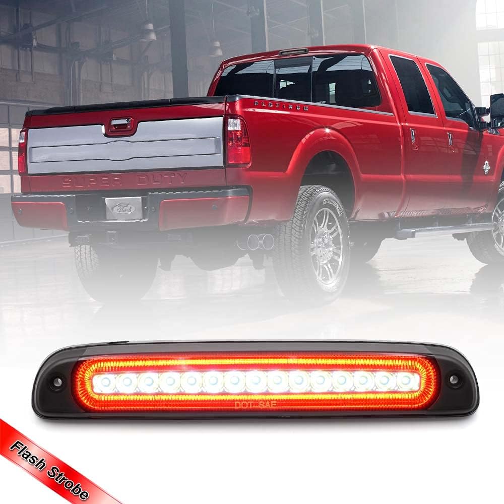 Red LED Third Brake Light Replacement with Cargo Light Kit Smoked Lens I84277