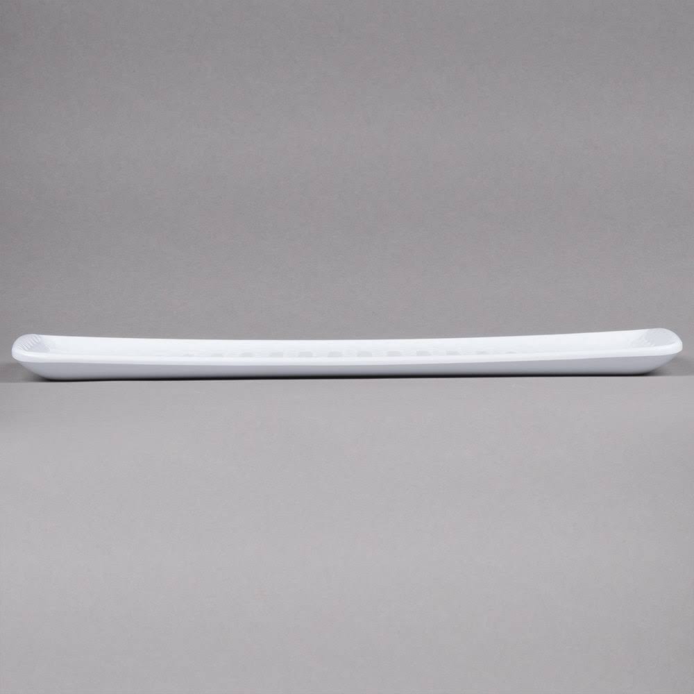 White Rectangular Melamine Platter M94619