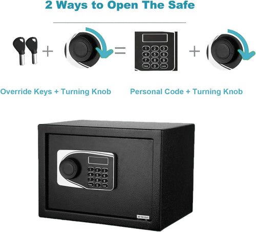 0.57 Cubic Feet Electronic Security Digital Safe K95486