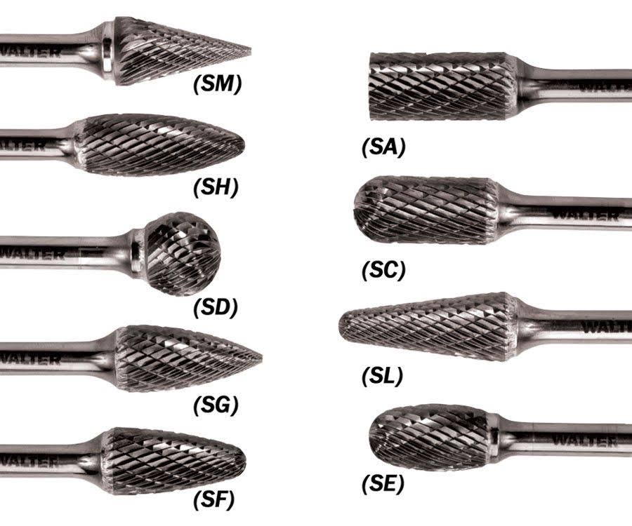 Tungsten Carbide Flame Burs N907170