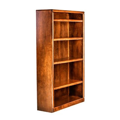 36x22 W 5 Shelves Red Oak Bookcase K77989