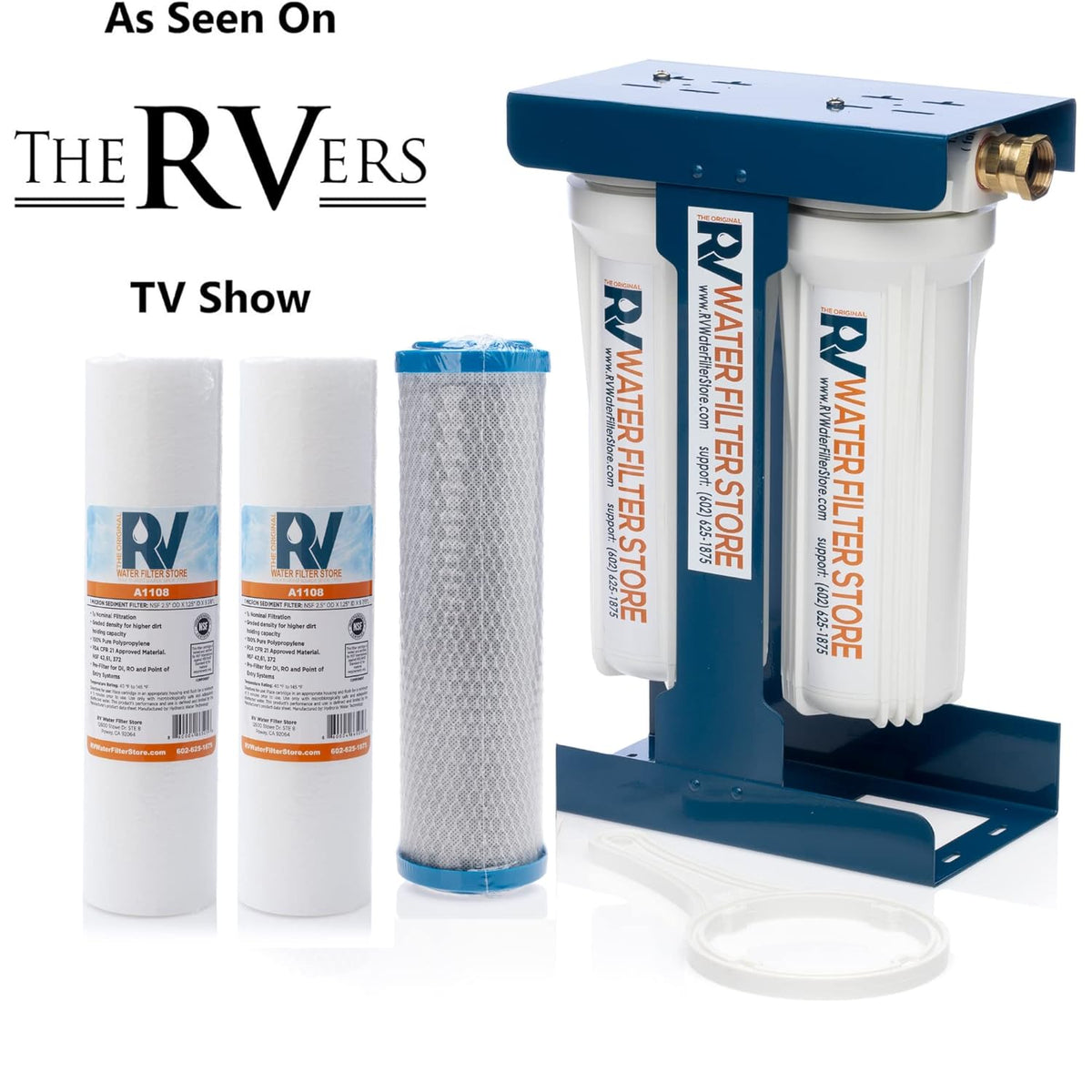 2 Stage Water Filtration System with Anti-Scale Filter C990