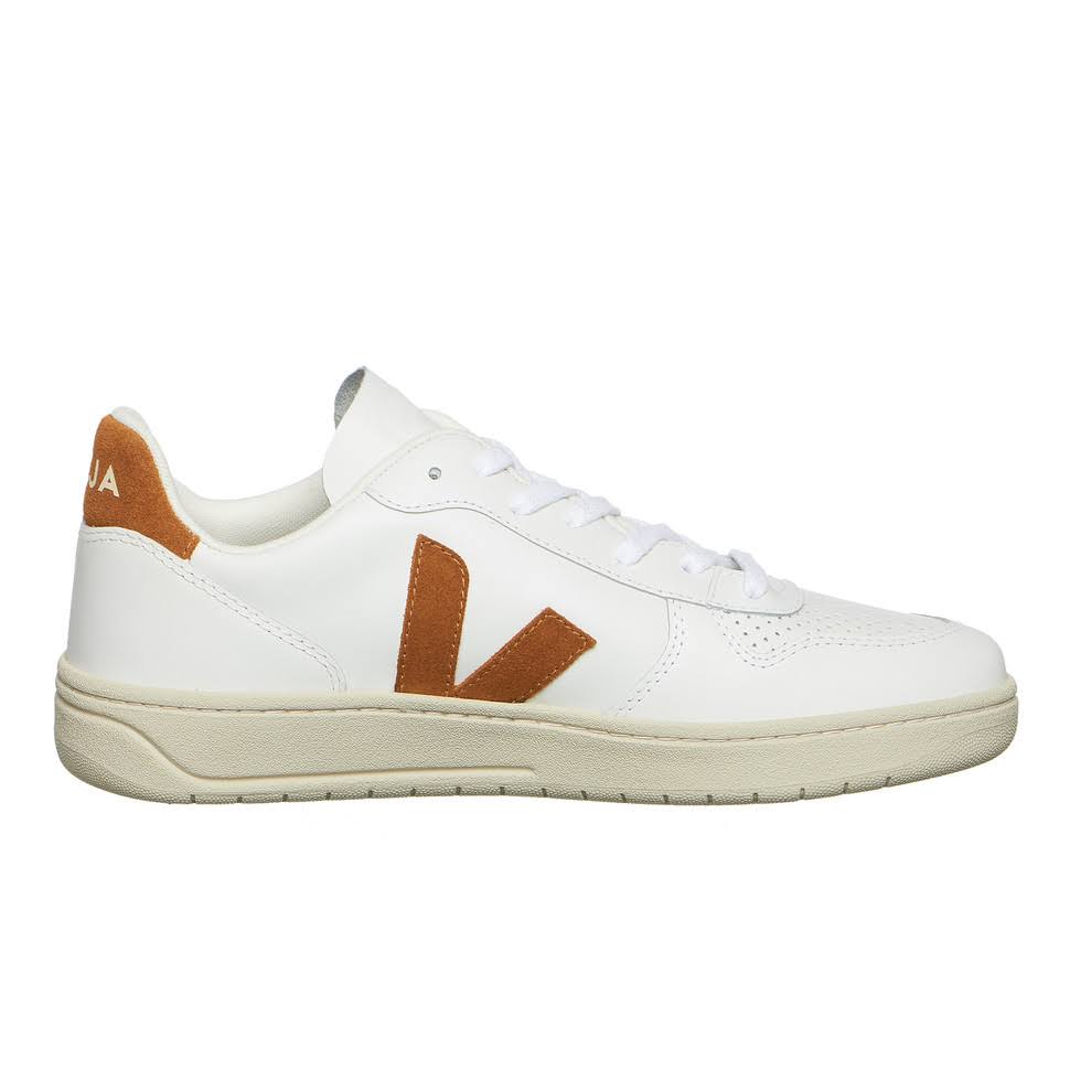 White Camel Leather Trainers G2239