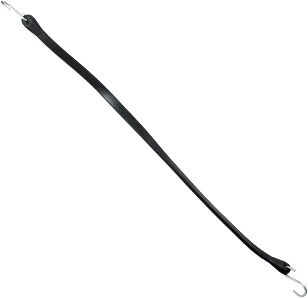 50 Pack 41" Natural Rubber Bungee Cord Tie-Downs with Metal S-Hooks X2245
