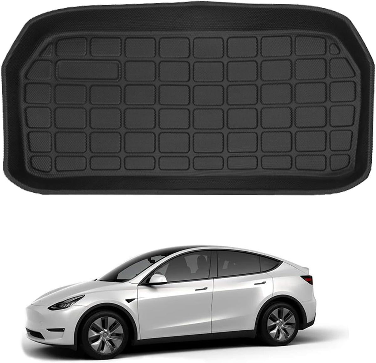 All Weather Waterproof Front Trunk Mat and Rear Cargo Mat D694