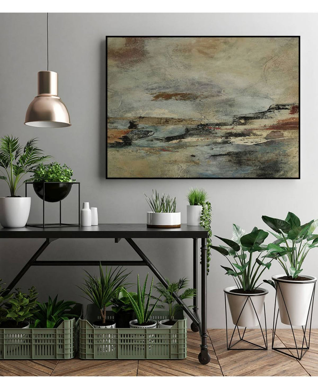 Framed Canvas J630476