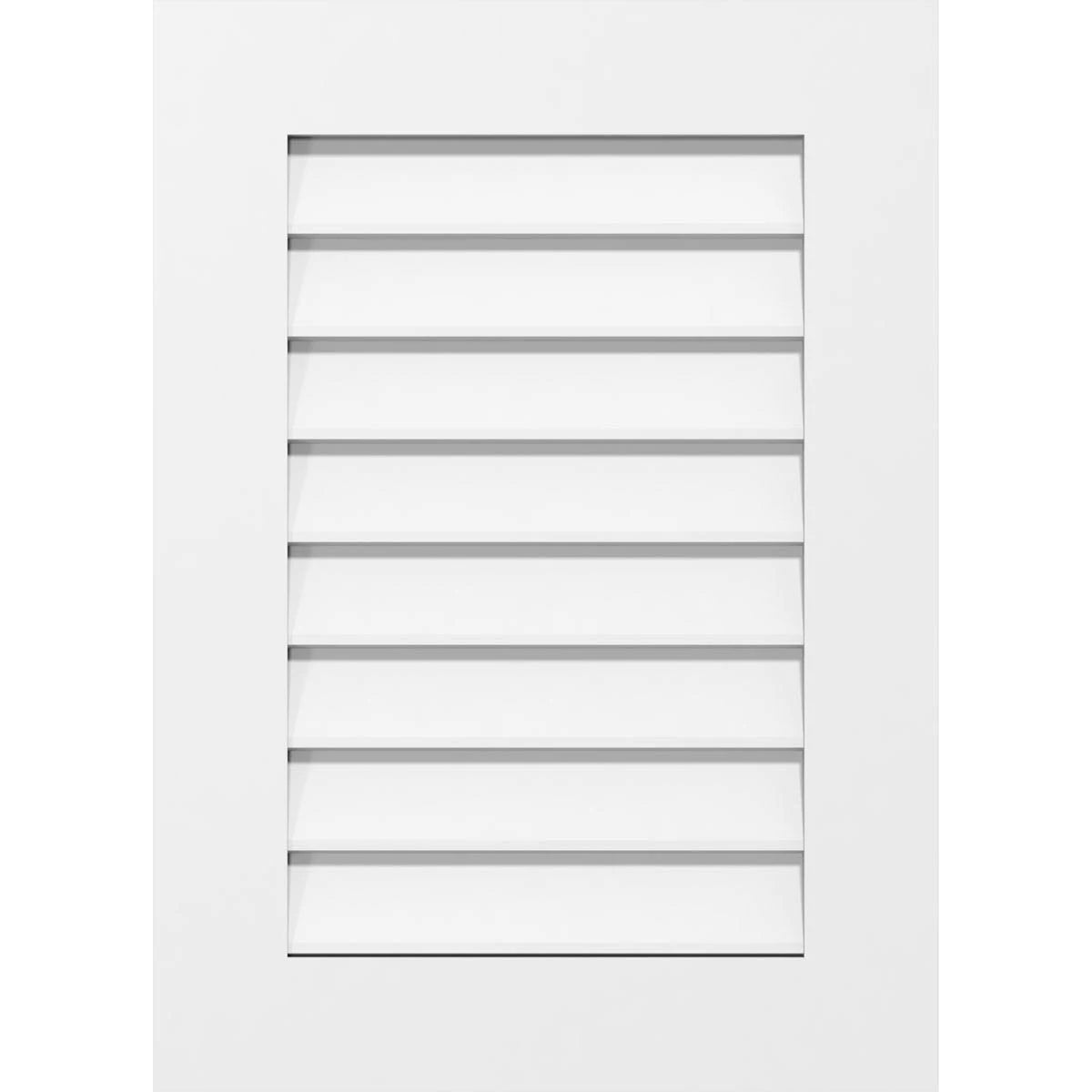 Vertical Surface Mount PVC Gable Vent Y63096