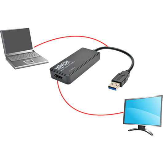 USB 3.0 to HDMI Dual Monitor Adapter 1080p B7632