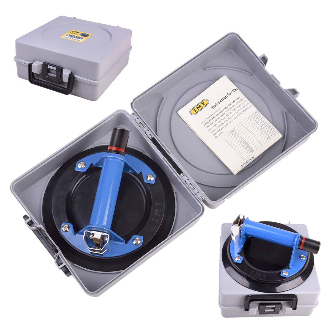 8 Glass Suction Cup with Metal Handle S9408