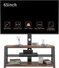 Angle and Height Adjustable Swivel TV Stand with Shelves R82929