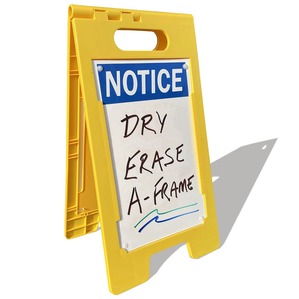 Caution Blank Write-On Folding Floor Sign D44708