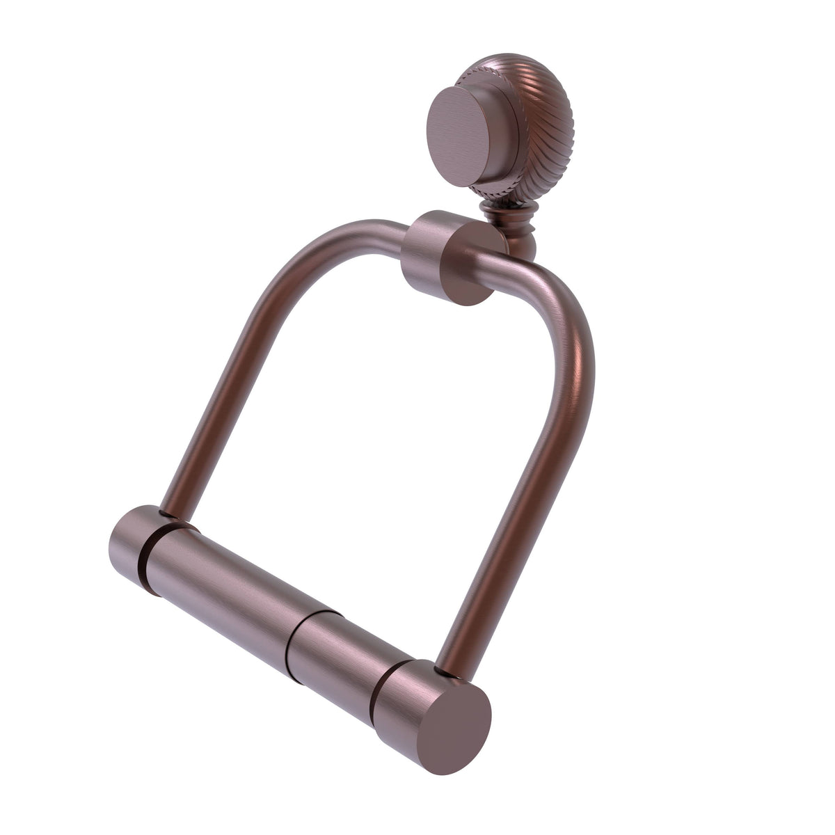 2 Post Toilet Tissue Holder Antique Copper J9876