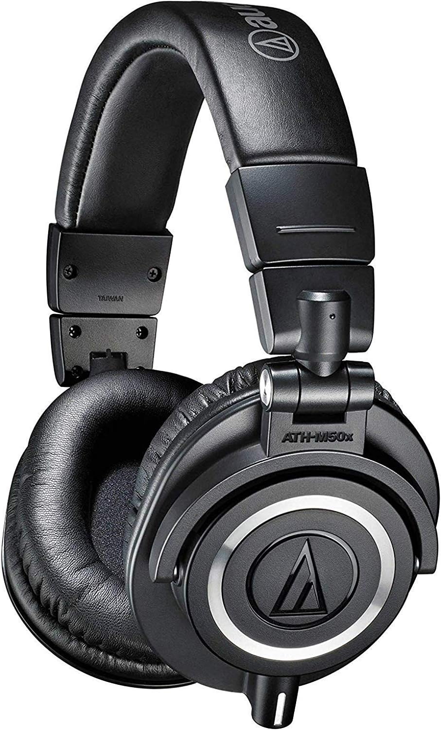 Black Professional Studio Monitor Headphones with Detachable Cable Q28548