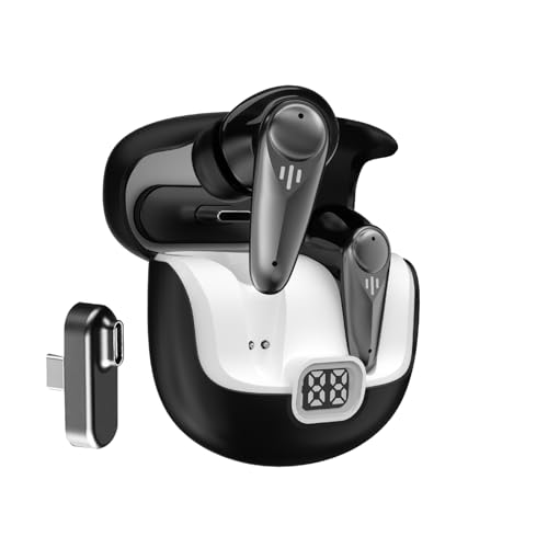 Wireless Gaming Earbuds with Mic 2.4GHz Low Latency ANC Z154