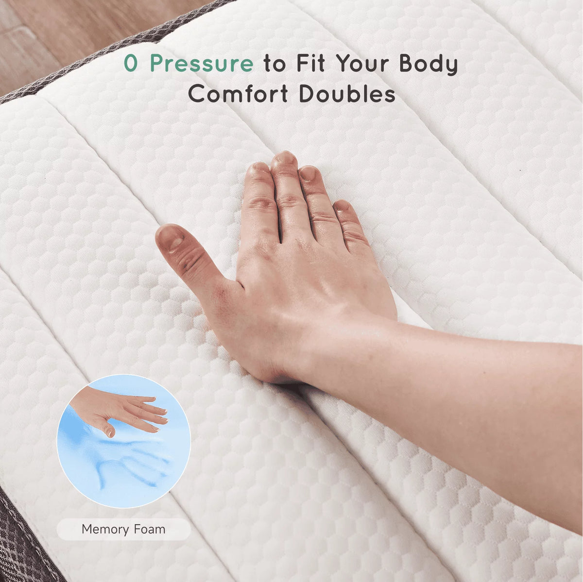 Gel Memory Foam Hybrid Mattress Full Size E728