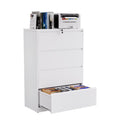 4 Drawer Metal File Cabinet with Lock D83771