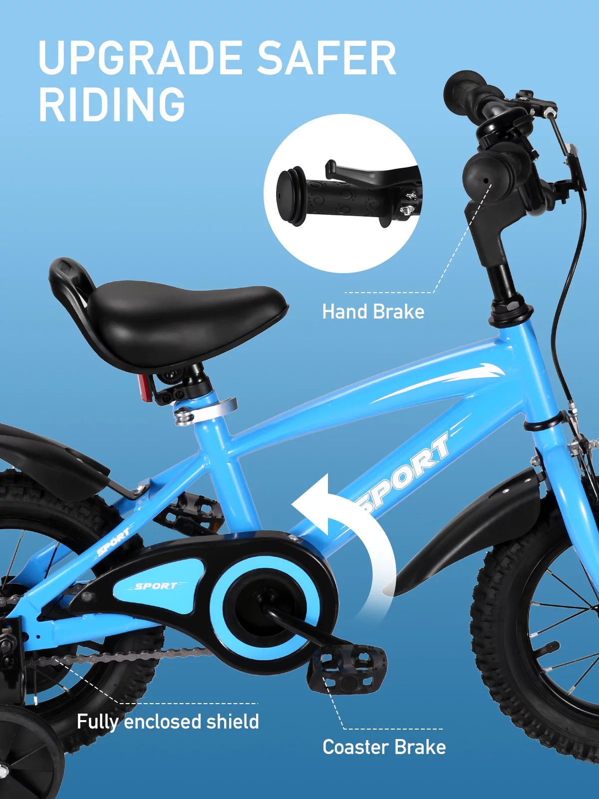 Blue Kids Bike W2358