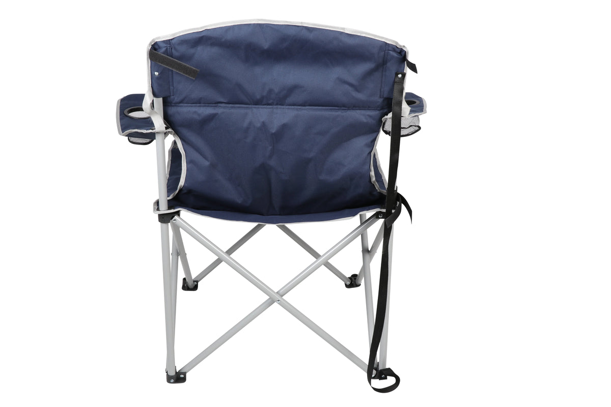 Big and Tall Chair with Cup Holders, Blue L10260