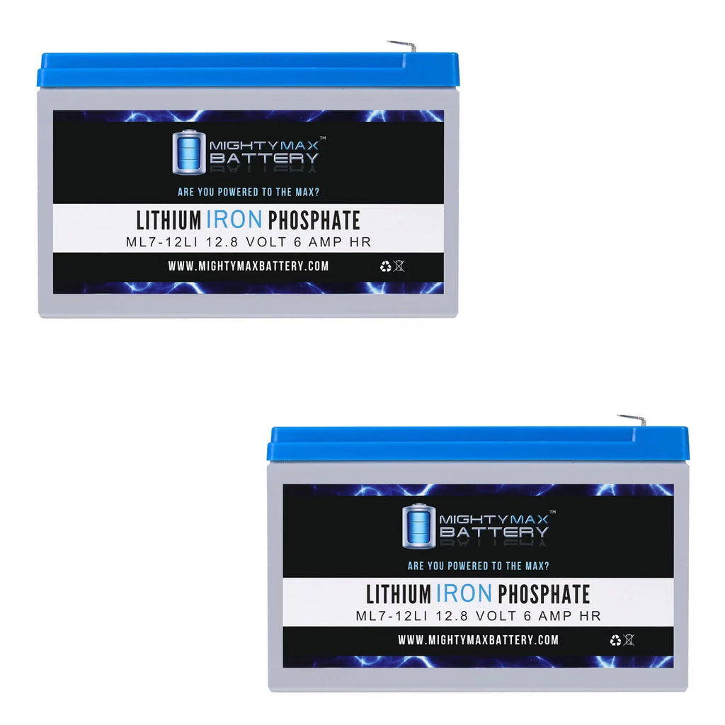12V 7AH Lithium Replacement Battery 2 Pack P56249