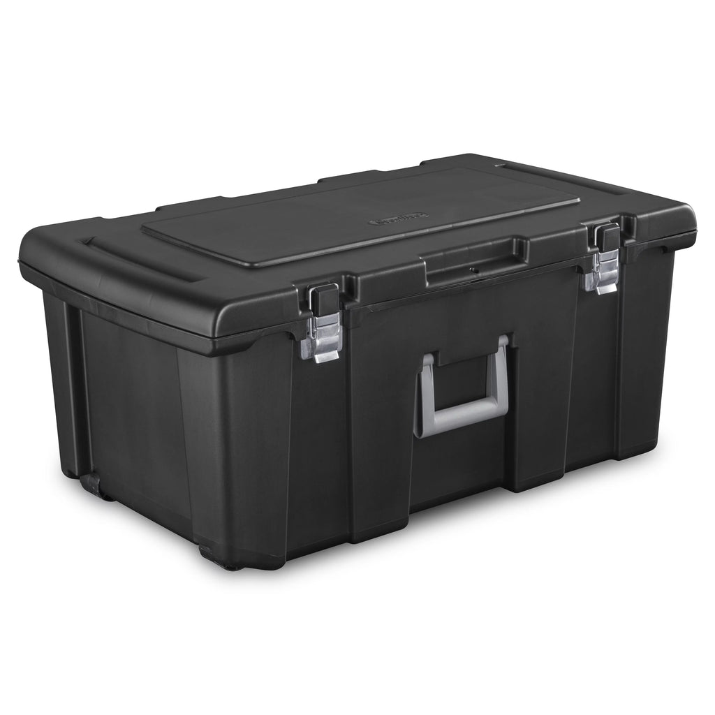 Black Plastic Footlocker E513657
