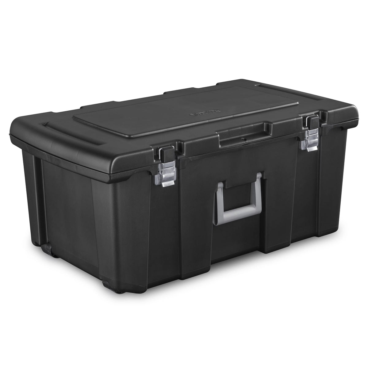 Black Plastic Footlocker E513657