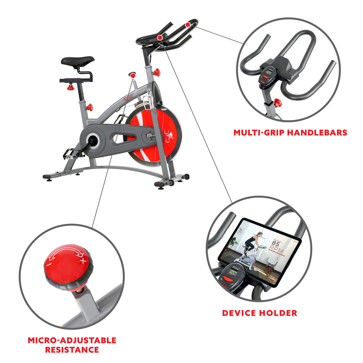 Stationary Belt Drive Indoor Cycling Exercise Bike L687083