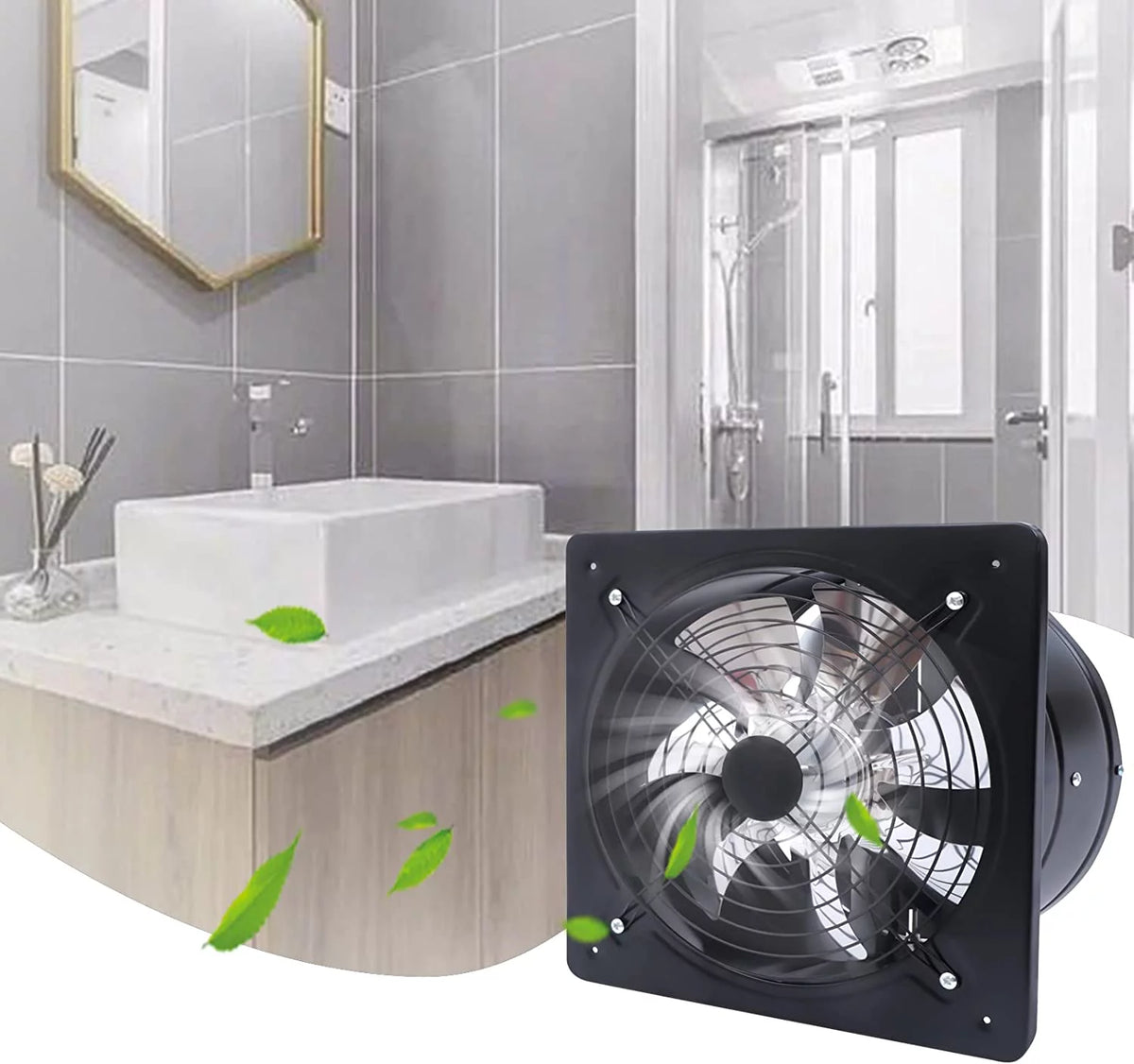 12 Inch Metal Axial Exhaust Fan L4532