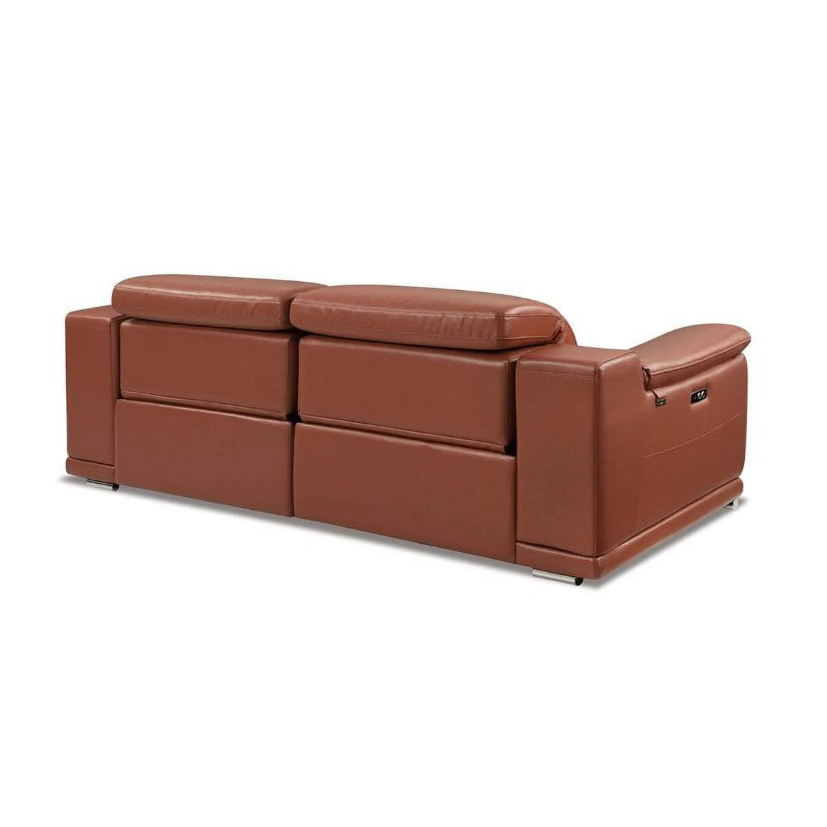 Genuine Italian Leather Power Reclining Sofa C15911