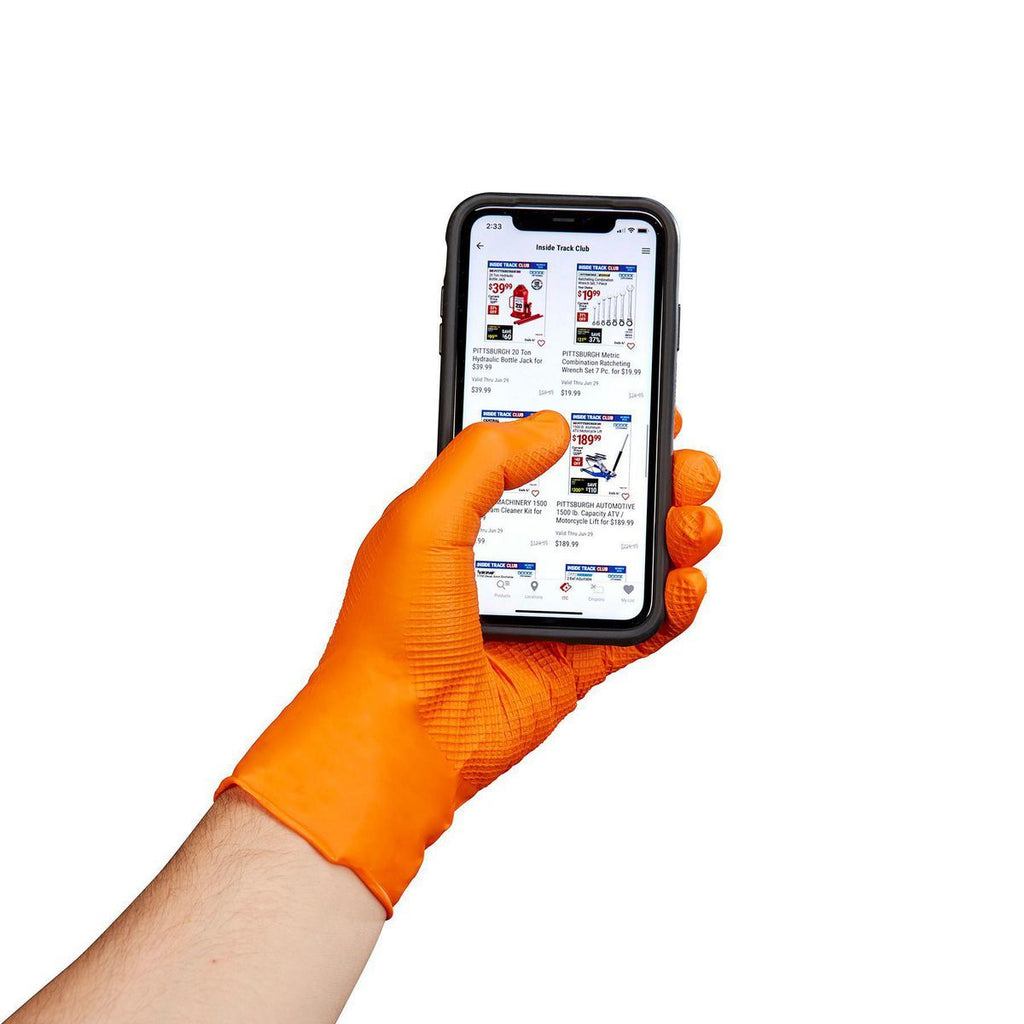 7 mil Textured Nitrile Powder-Free Gloves, 50-Pack, X-Large C43831