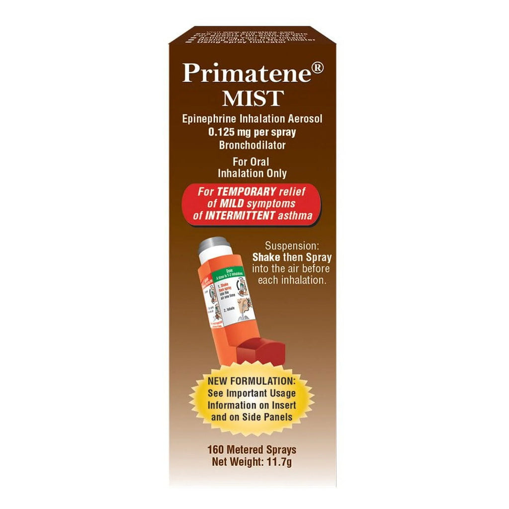 Epinephrine Oral Inhalation Aerosol Metered Spray 2 Pack G4343
