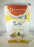 Organic Tulsi Ginger Lemon Tea Bag Box of 25 F285