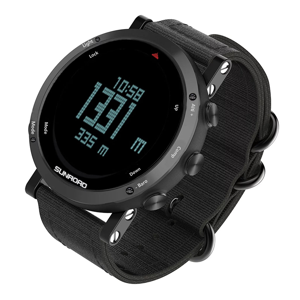 Barometer Altimeter Compass Weather Forecast Men Watch 50meters-resistant Multifunctional Outdoor Sports Watch L88898