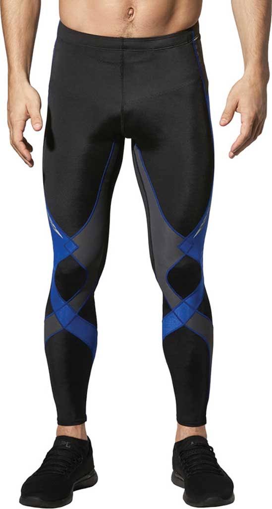 Black Grey Blue Tights L9346