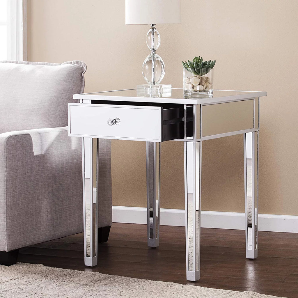 Freestanding Mirrored Accent Table B182852