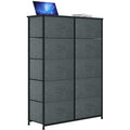 10 Drawer Storage Organizer with Wooden Top Shelf X109943