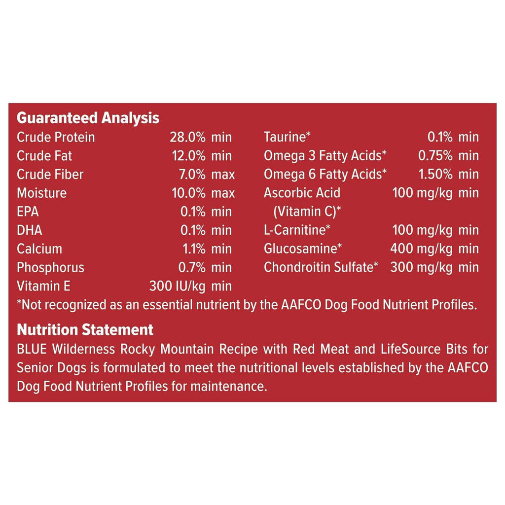 High Protein Natural Senior Dry Dog Food N273862