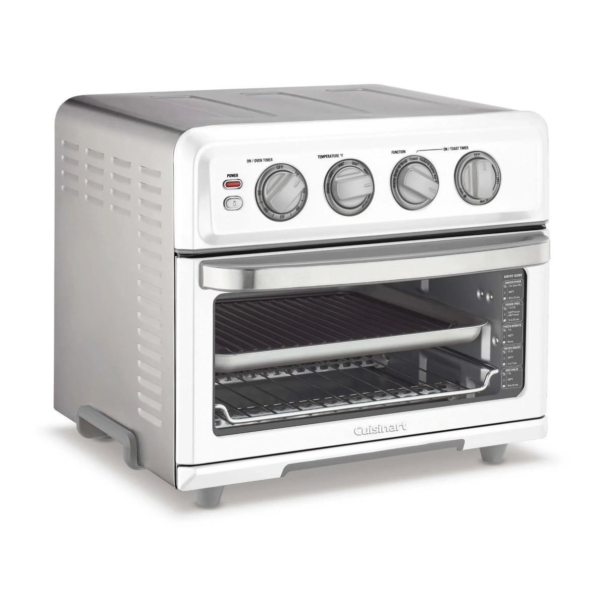 White Airfryer Toaster Oven with Grill and 12 Piece Knife Set S174303
