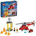 Fire Rescue Helicopter Building Toy and Playset 212 Pieces D11218