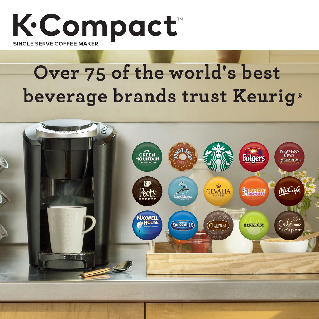 Black Single-Serve K-Cup Pod Coffee Maker M823924