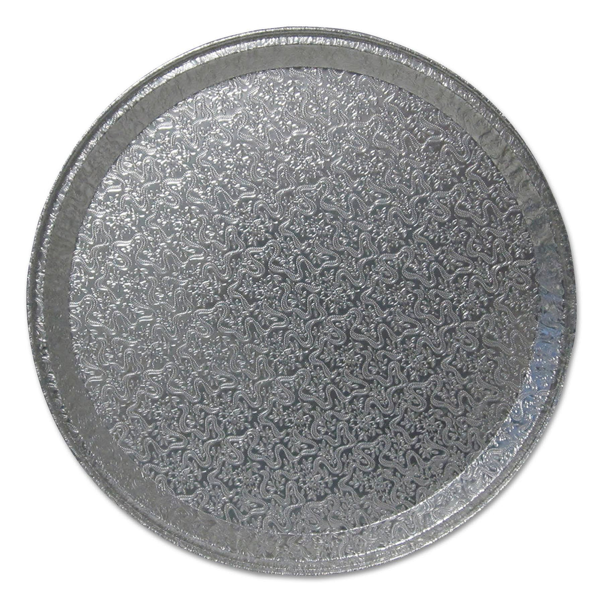 Disposable Aluminum Round Serving Tray, 12" Pack of 25 M684969