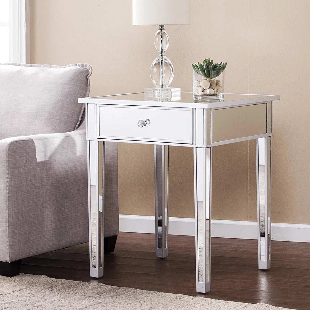 Freestanding Mirrored Accent Table B182852
