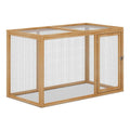 Chicken Cage Rabbit Hutch Bunny Pen with Openable Roof S5129
