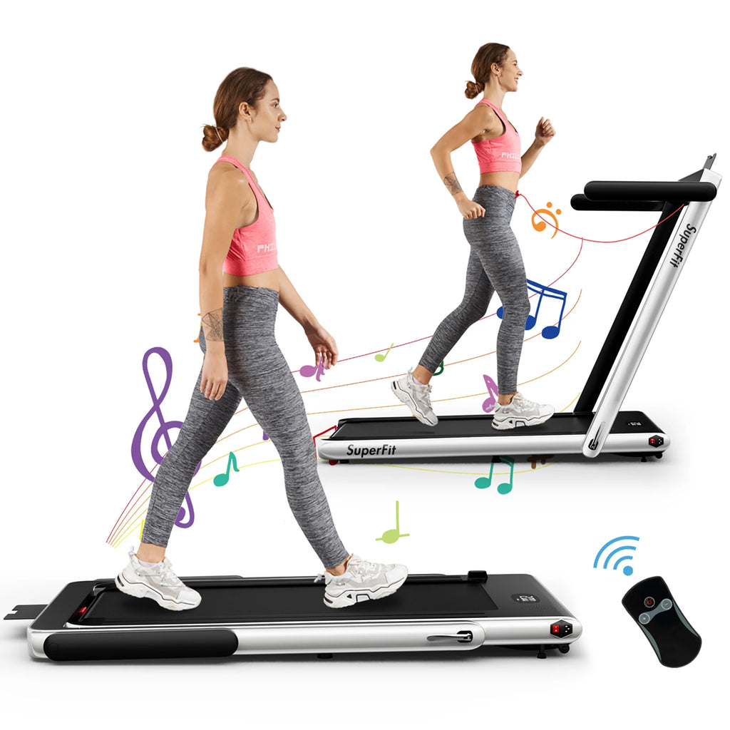 2.25HP Folding Treadmill with Remote Control A9449