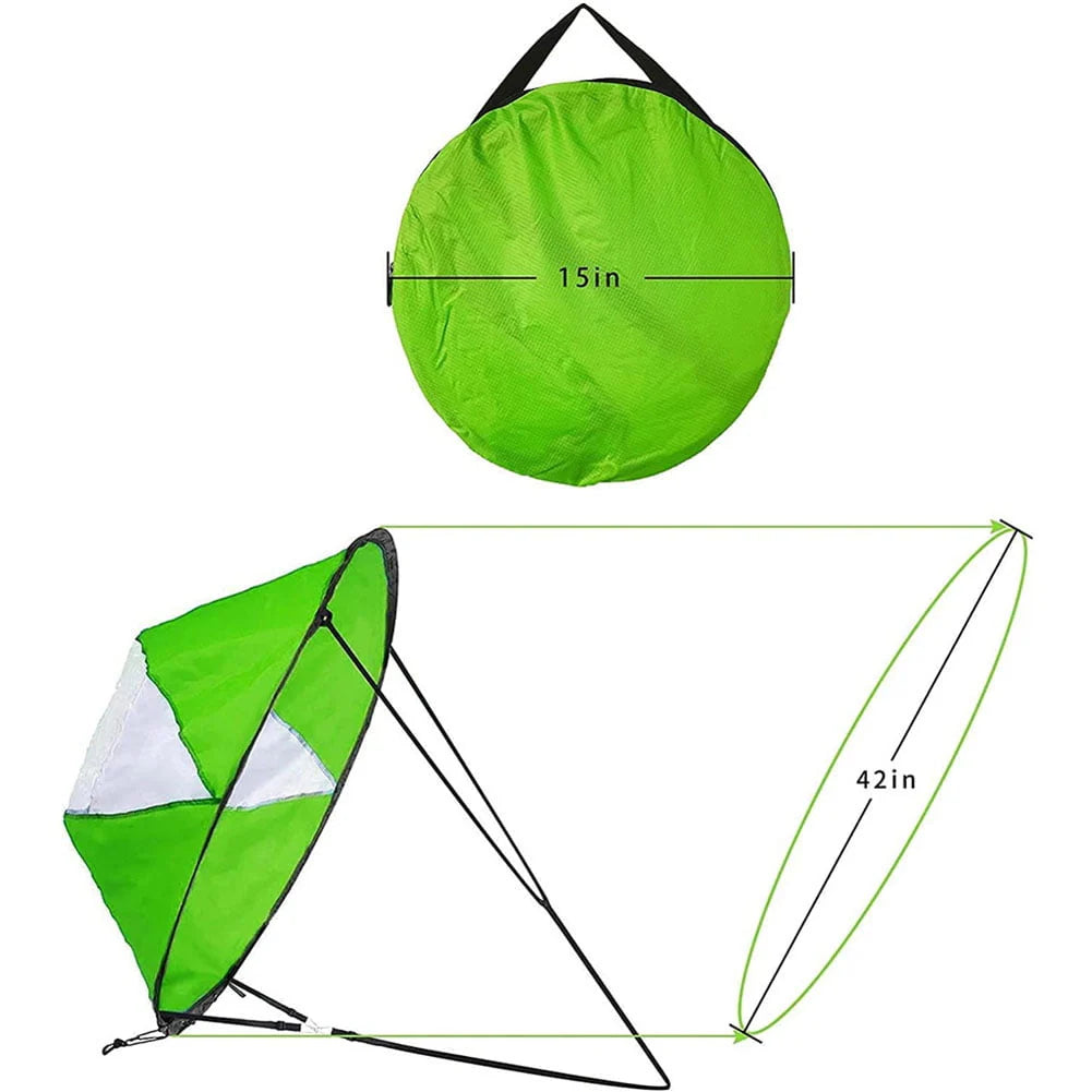 Portable Foldable Kayak Sail with Clear Window O841873