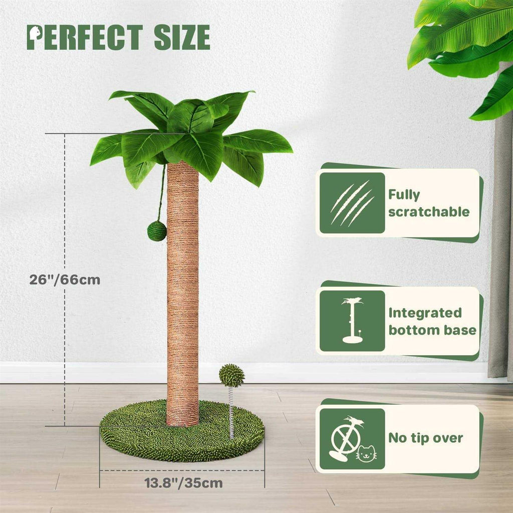 26 Cat Scratching Post with Sisal Rope W48774