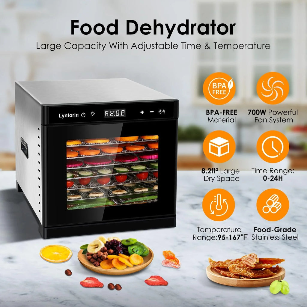 700W 8 Trays Food Dehydrator Machine N73783